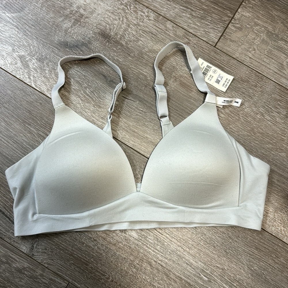 Aerie Real Good Sunnie Lurex Strap Wireless Lightly Lined Bra